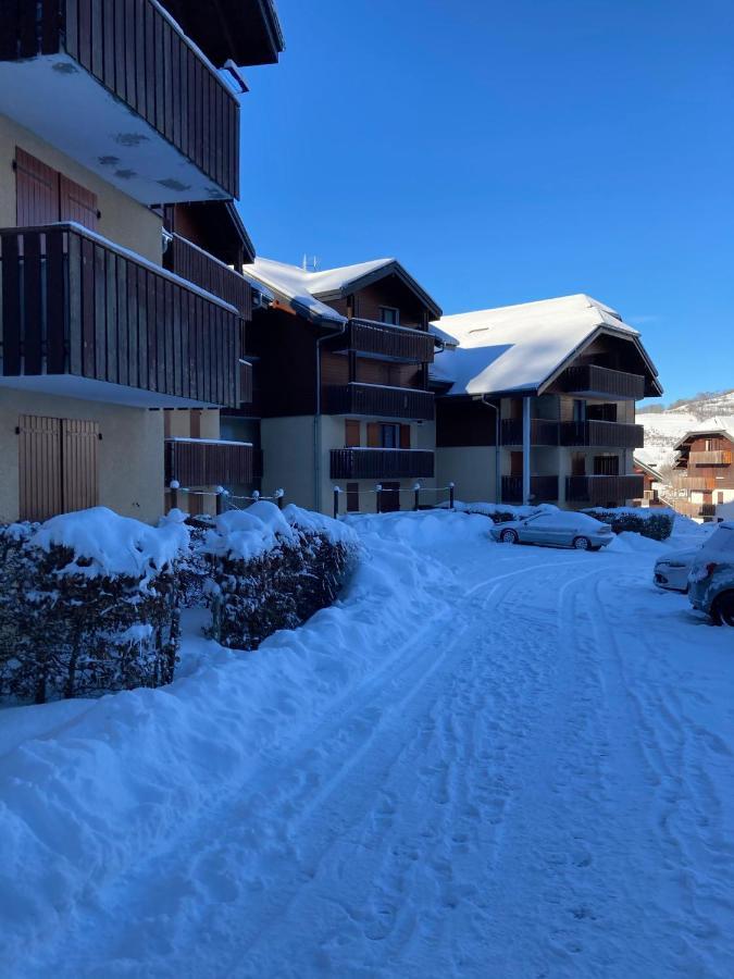 Appartement 2 Pieces Pieds Des Pistes Terrasse Face A La Montagne Bernex Esterno foto