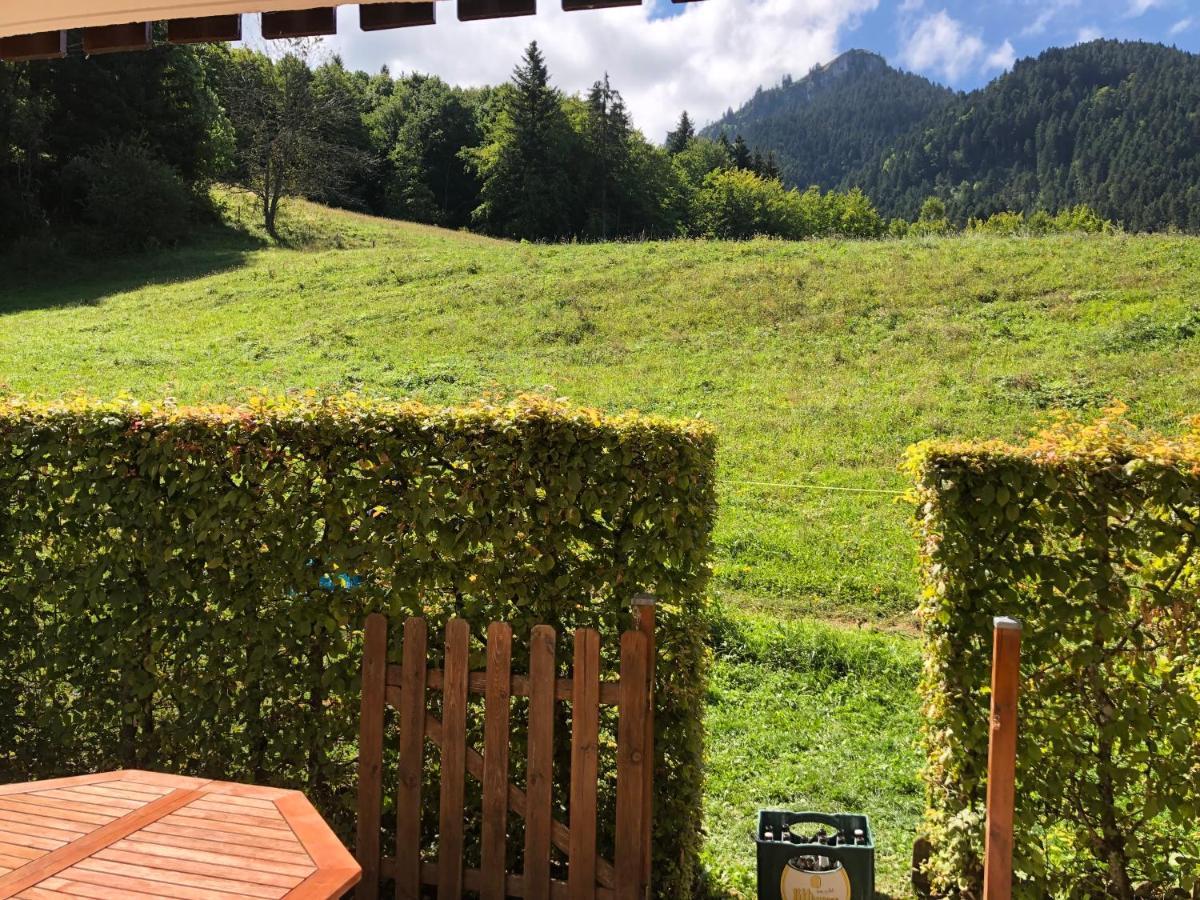 Appartement 2 Pieces Pieds Des Pistes Terrasse Face A La Montagne Bernex Esterno foto